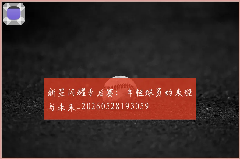 新星闪耀季后赛：年轻球员的表现与未来_20260528193059